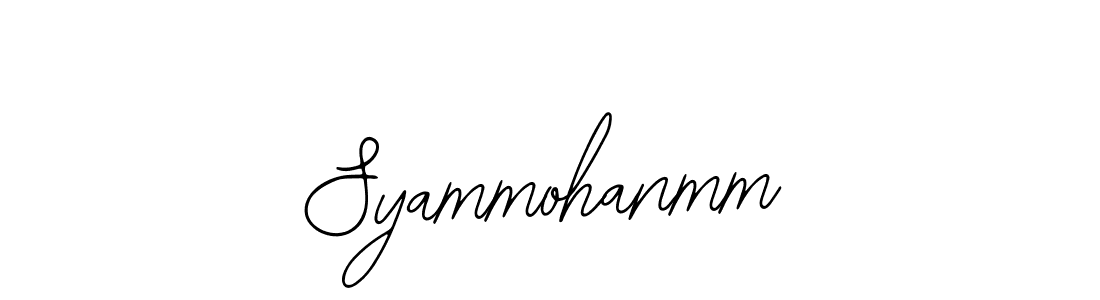 Make a beautiful signature design for name Syammohanmm. With this signature (Bearetta-2O07w) style, you can create a handwritten signature for free. Syammohanmm signature style 12 images and pictures png