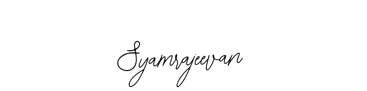 Create a beautiful signature design for name Syamrajeevan. With this signature (Bearetta-2O07w) fonts, you can make a handwritten signature for free. Syamrajeevan signature style 12 images and pictures png