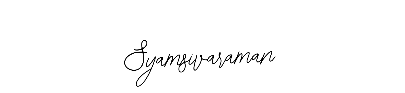 See photos of Syamsivaraman official signature by Spectra . Check more albums & portfolios. Read reviews & check more about Bearetta-2O07w font. Syamsivaraman signature style 12 images and pictures png