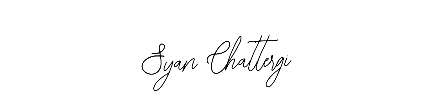 Similarly Bearetta-2O07w is the best handwritten signature design. Signature creator online .You can use it as an online autograph creator for name Syan Chattergi. Syan Chattergi signature style 12 images and pictures png