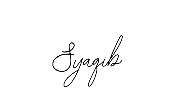 How to make Syaqib signature? Bearetta-2O07w is a professional autograph style. Create handwritten signature for Syaqib name. Syaqib signature style 12 images and pictures png