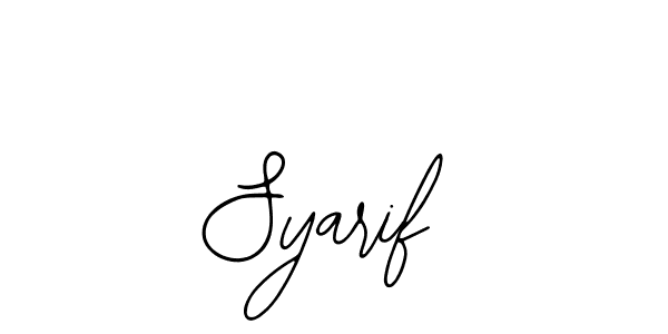 How to make Syarif signature? Bearetta-2O07w is a professional autograph style. Create handwritten signature for Syarif name. Syarif signature style 12 images and pictures png