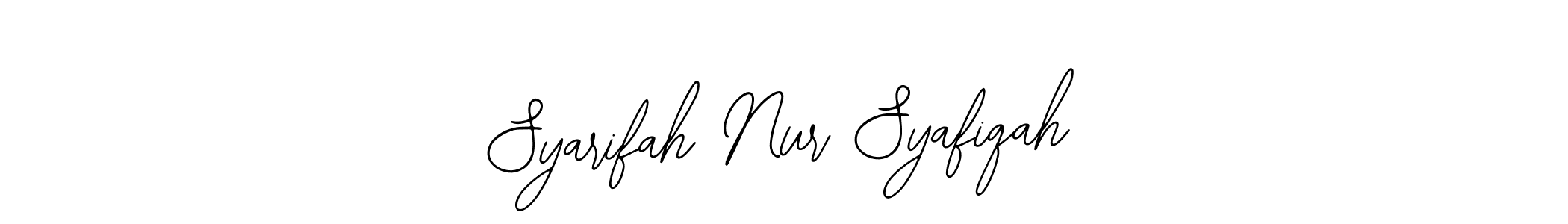 How to make Syarifah Nur Syafiqah signature? Bearetta-2O07w is a professional autograph style. Create handwritten signature for Syarifah Nur Syafiqah name. Syarifah Nur Syafiqah signature style 12 images and pictures png