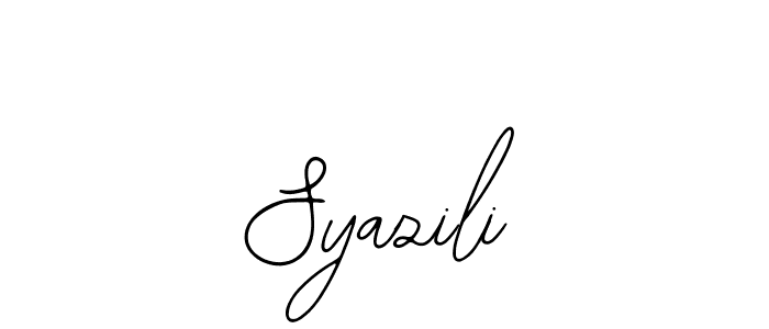 Best and Professional Signature Style for Syazili. Bearetta-2O07w Best Signature Style Collection. Syazili signature style 12 images and pictures png