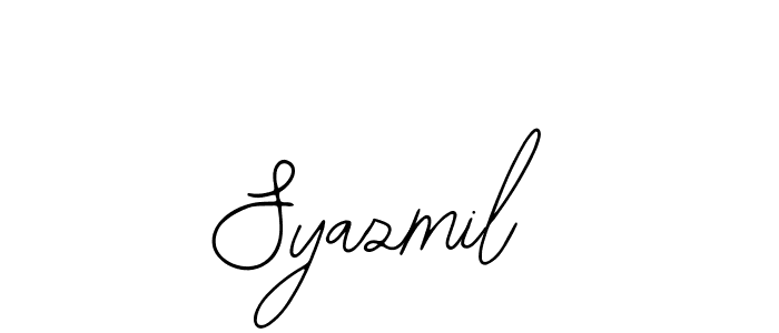Create a beautiful signature design for name Syazmil. With this signature (Bearetta-2O07w) fonts, you can make a handwritten signature for free. Syazmil signature style 12 images and pictures png