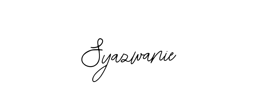 Make a short Syazwanie signature style. Manage your documents anywhere anytime using Bearetta-2O07w. Create and add eSignatures, submit forms, share and send files easily. Syazwanie signature style 12 images and pictures png