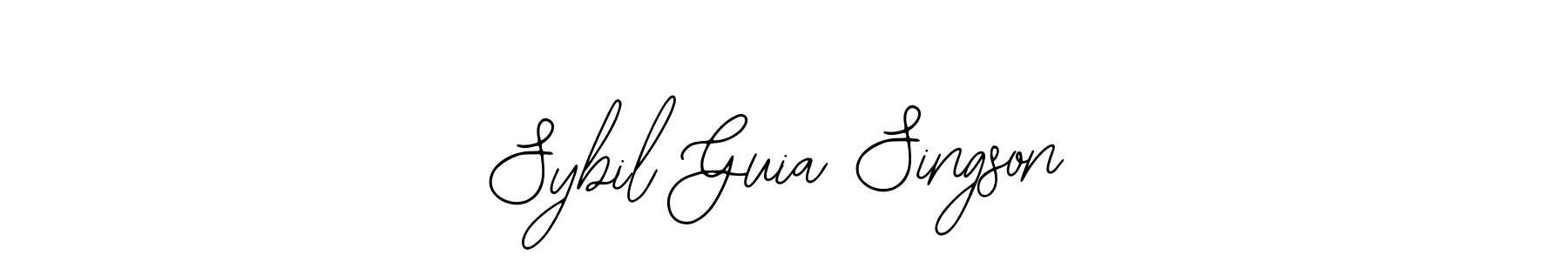 Make a short Sybil Guia Singson signature style. Manage your documents anywhere anytime using Bearetta-2O07w. Create and add eSignatures, submit forms, share and send files easily. Sybil Guia Singson signature style 12 images and pictures png