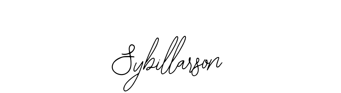 Design your own signature with our free online signature maker. With this signature software, you can create a handwritten (Bearetta-2O07w) signature for name Sybillarson. Sybillarson signature style 12 images and pictures png