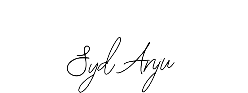 Create a beautiful signature design for name Syd Anju. With this signature (Bearetta-2O07w) fonts, you can make a handwritten signature for free. Syd Anju signature style 12 images and pictures png