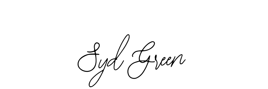Also You can easily find your signature by using the search form. We will create Syd Green name handwritten signature images for you free of cost using Bearetta-2O07w sign style. Syd Green signature style 12 images and pictures png