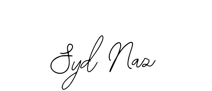 Create a beautiful signature design for name Syd Naz. With this signature (Bearetta-2O07w) fonts, you can make a handwritten signature for free. Syd Naz signature style 12 images and pictures png