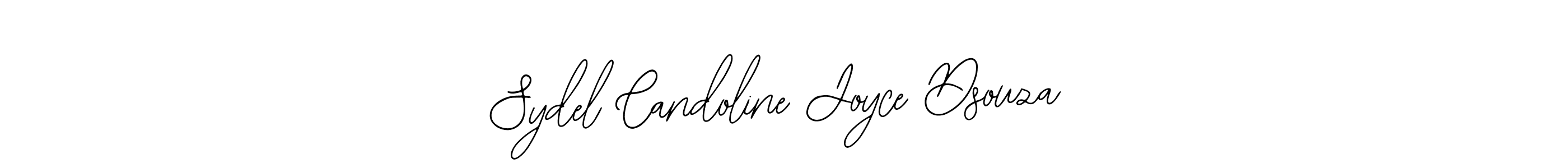 Also we have Sydel Candoline Joyce Dsouza name is the best signature style. Create professional handwritten signature collection using Bearetta-2O07w autograph style. Sydel Candoline Joyce Dsouza signature style 12 images and pictures png