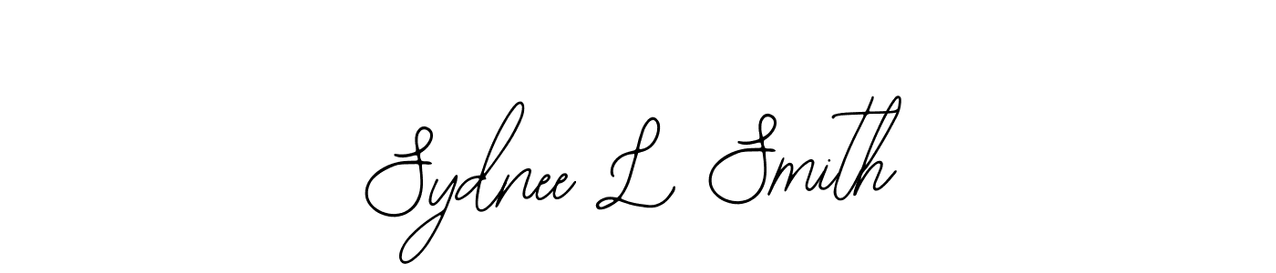 Create a beautiful signature design for name Sydnee L Smith. With this signature (Bearetta-2O07w) fonts, you can make a handwritten signature for free. Sydnee L Smith signature style 12 images and pictures png