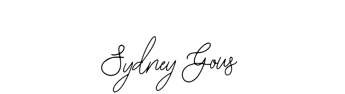 Create a beautiful signature design for name Sydney Gous. With this signature (Bearetta-2O07w) fonts, you can make a handwritten signature for free. Sydney Gous signature style 12 images and pictures png