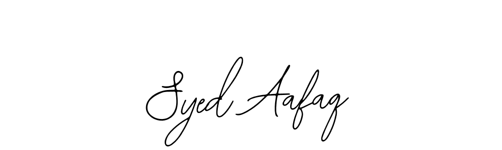 Similarly Bearetta-2O07w is the best handwritten signature design. Signature creator online .You can use it as an online autograph creator for name Syed Aafaq. Syed Aafaq signature style 12 images and pictures png