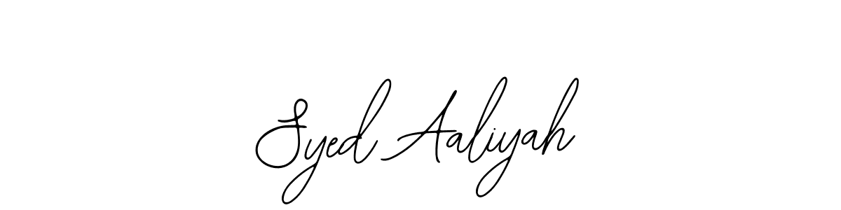How to Draw Syed Aaliyah signature style? Bearetta-2O07w is a latest design signature styles for name Syed Aaliyah. Syed Aaliyah signature style 12 images and pictures png
