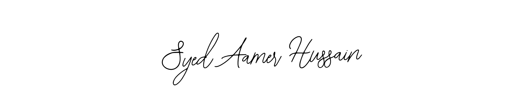 This is the best signature style for the Syed Aamer Hussain name. Also you like these signature font (Bearetta-2O07w). Mix name signature. Syed Aamer Hussain signature style 12 images and pictures png