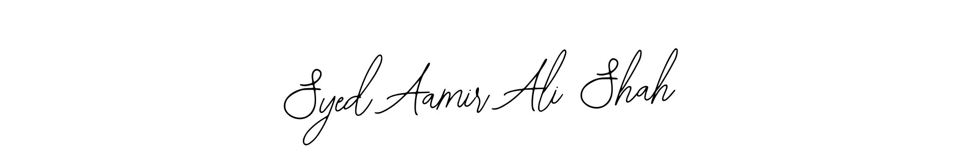 You should practise on your own different ways (Bearetta-2O07w) to write your name (Syed Aamir Ali Shah) in signature. don't let someone else do it for you. Syed Aamir Ali Shah signature style 12 images and pictures png