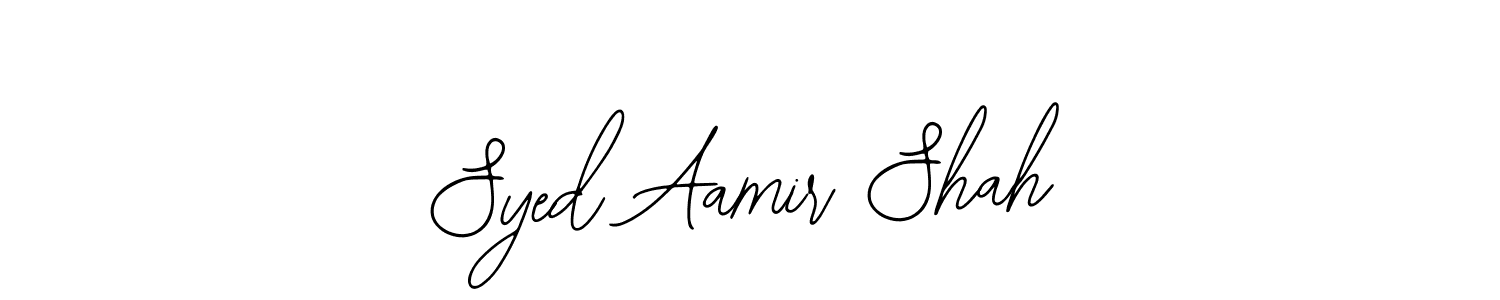 Make a short Syed Aamir Shah signature style. Manage your documents anywhere anytime using Bearetta-2O07w. Create and add eSignatures, submit forms, share and send files easily. Syed Aamir Shah signature style 12 images and pictures png