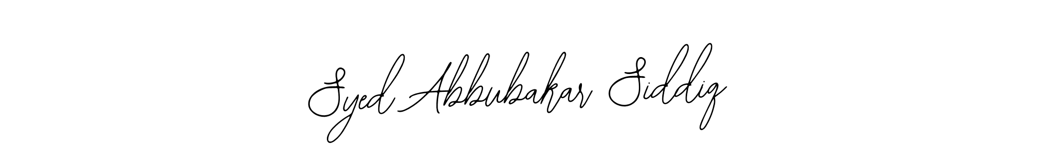 Also we have Syed Abbubakar Siddiq name is the best signature style. Create professional handwritten signature collection using Bearetta-2O07w autograph style. Syed Abbubakar Siddiq signature style 12 images and pictures png