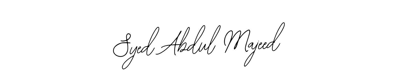 Bearetta-2O07w is a professional signature style that is perfect for those who want to add a touch of class to their signature. It is also a great choice for those who want to make their signature more unique. Get Syed Abdul Majeed name to fancy signature for free. Syed Abdul Majeed signature style 12 images and pictures png