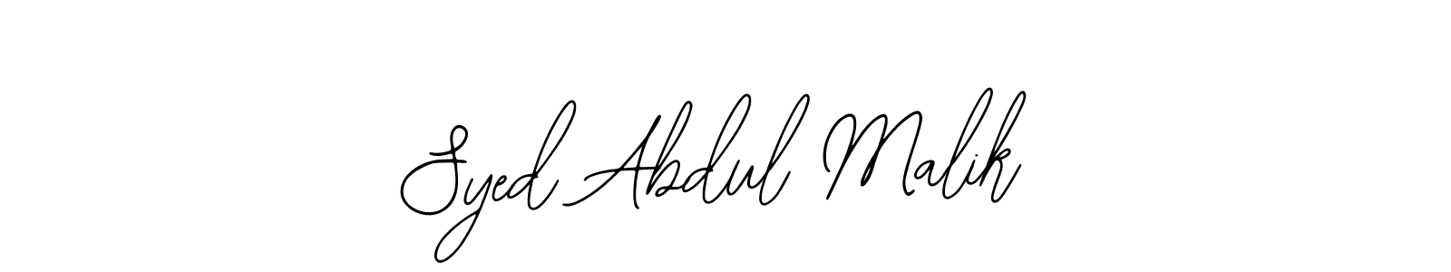 Make a beautiful signature design for name Syed Abdul Malik. Use this online signature maker to create a handwritten signature for free. Syed Abdul Malik signature style 12 images and pictures png