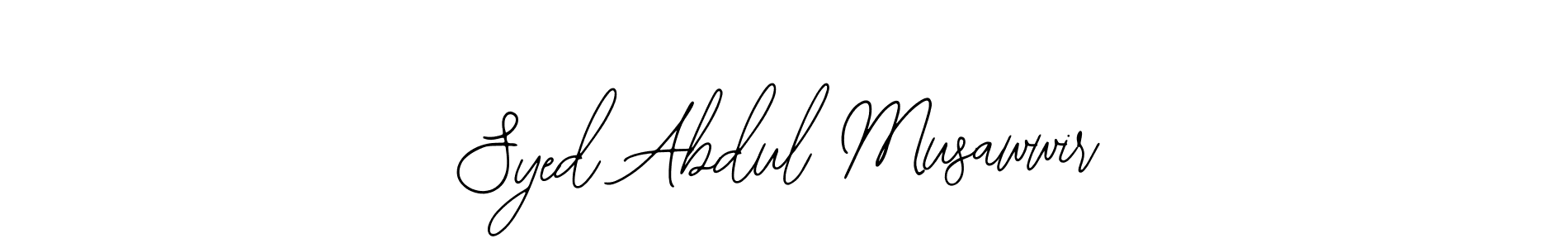 How to Draw Syed Abdul Musawwir signature style? Bearetta-2O07w is a latest design signature styles for name Syed Abdul Musawwir. Syed Abdul Musawwir signature style 12 images and pictures png