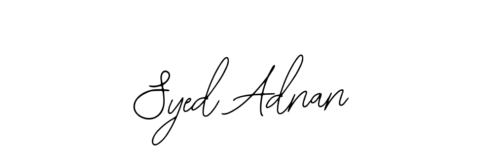 How to make Syed Adnan name signature. Use Bearetta-2O07w style for creating short signs online. This is the latest handwritten sign. Syed Adnan signature style 12 images and pictures png