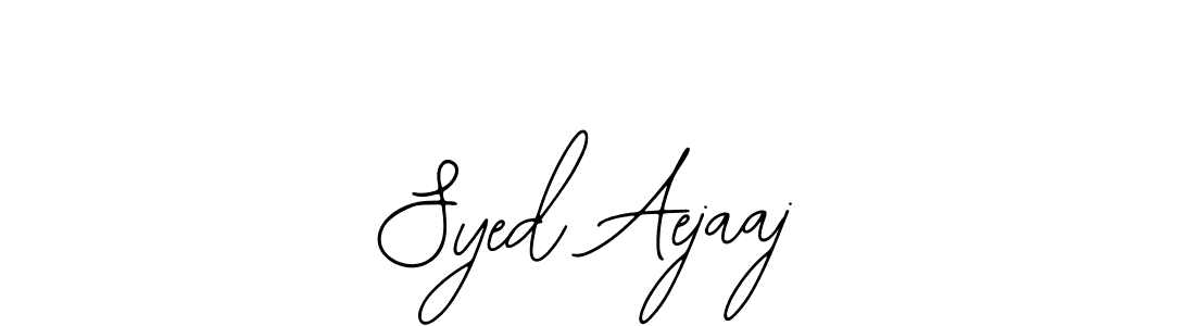 The best way (Bearetta-2O07w) to make a short signature is to pick only two or three words in your name. The name Syed Aejaaj include a total of six letters. For converting this name. Syed Aejaaj signature style 12 images and pictures png