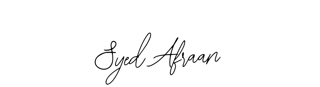 How to Draw Syed Afraan signature style? Bearetta-2O07w is a latest design signature styles for name Syed Afraan. Syed Afraan signature style 12 images and pictures png