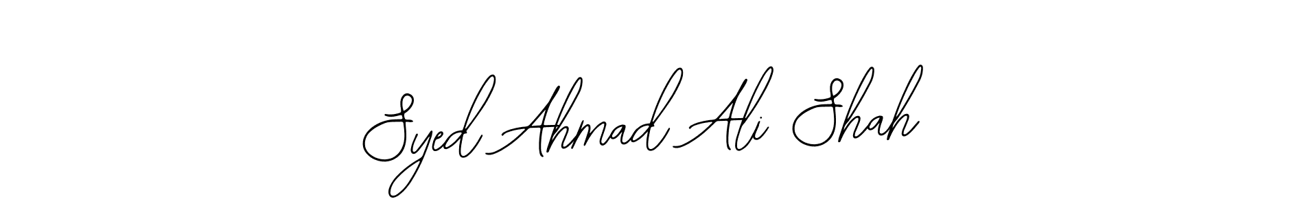 Make a beautiful signature design for name Syed Ahmad Ali Shah. With this signature (Bearetta-2O07w) style, you can create a handwritten signature for free. Syed Ahmad Ali Shah signature style 12 images and pictures png