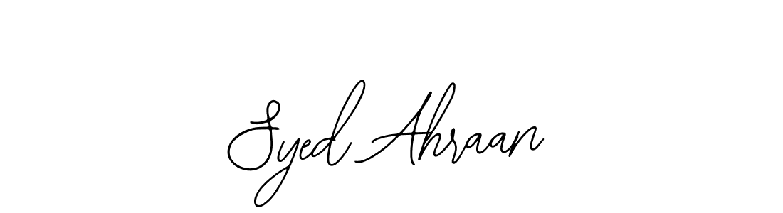 Also we have Syed Ahraan name is the best signature style. Create professional handwritten signature collection using Bearetta-2O07w autograph style. Syed Ahraan signature style 12 images and pictures png