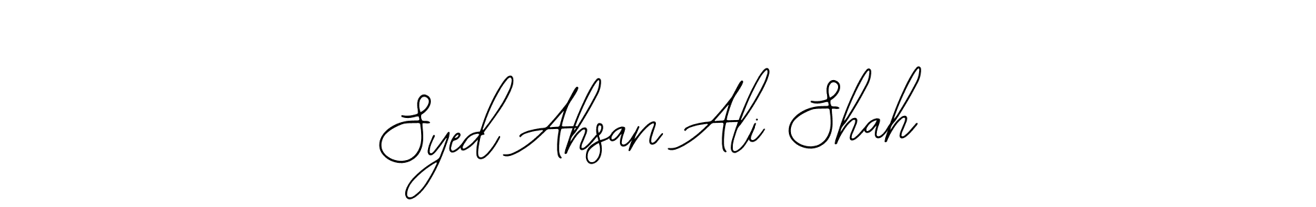 How to Draw Syed Ahsan Ali Shah signature style? Bearetta-2O07w is a latest design signature styles for name Syed Ahsan Ali Shah. Syed Ahsan Ali Shah signature style 12 images and pictures png