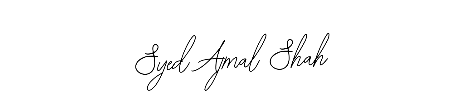 You can use this online signature creator to create a handwritten signature for the name Syed Ajmal Shah. This is the best online autograph maker. Syed Ajmal Shah signature style 12 images and pictures png