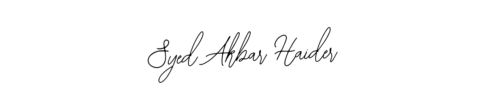 Make a short Syed Akbar Haider signature style. Manage your documents anywhere anytime using Bearetta-2O07w. Create and add eSignatures, submit forms, share and send files easily. Syed Akbar Haider signature style 12 images and pictures png