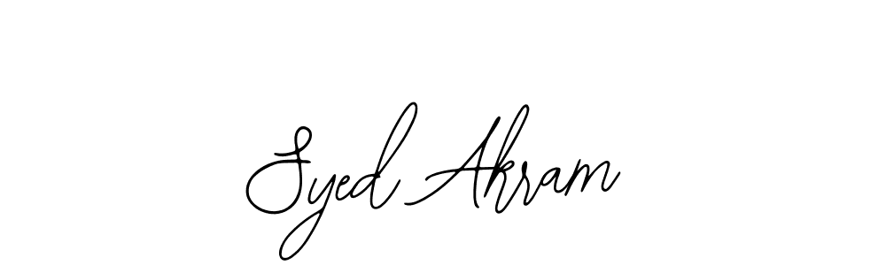 Create a beautiful signature design for name Syed Akram. With this signature (Bearetta-2O07w) fonts, you can make a handwritten signature for free. Syed Akram signature style 12 images and pictures png