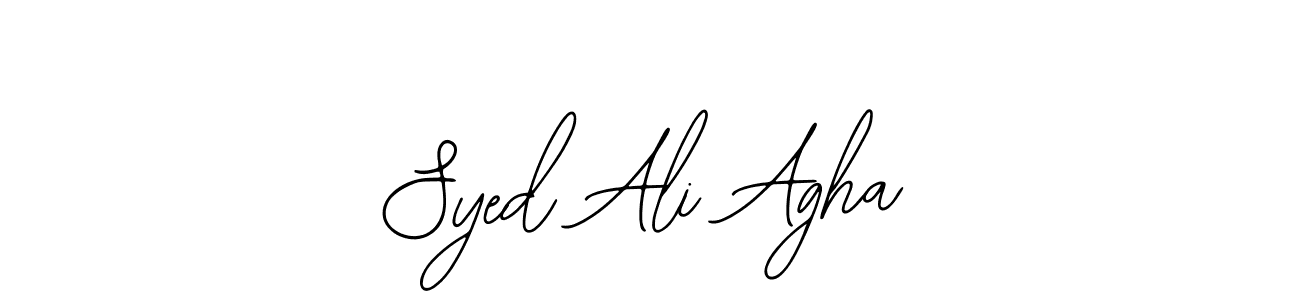 This is the best signature style for the Syed Ali Agha name. Also you like these signature font (Bearetta-2O07w). Mix name signature. Syed Ali Agha signature style 12 images and pictures png