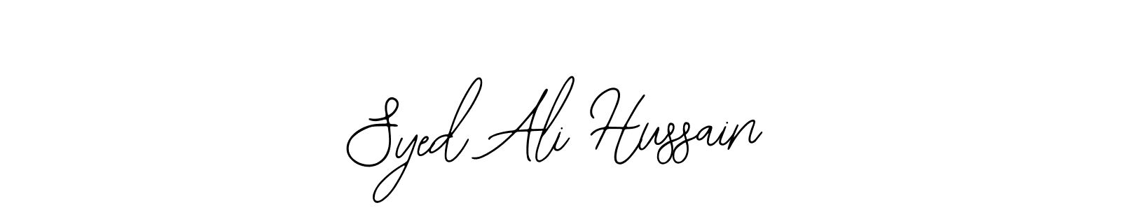 Create a beautiful signature design for name Syed Ali Hussain. With this signature (Bearetta-2O07w) fonts, you can make a handwritten signature for free. Syed Ali Hussain signature style 12 images and pictures png