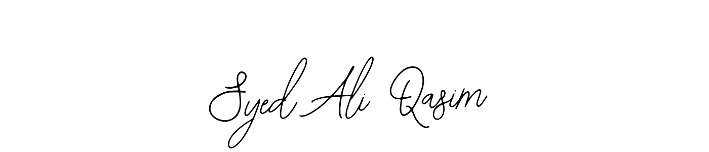 Use a signature maker to create a handwritten signature online. With this signature software, you can design (Bearetta-2O07w) your own signature for name Syed Ali Qasim. Syed Ali Qasim signature style 12 images and pictures png