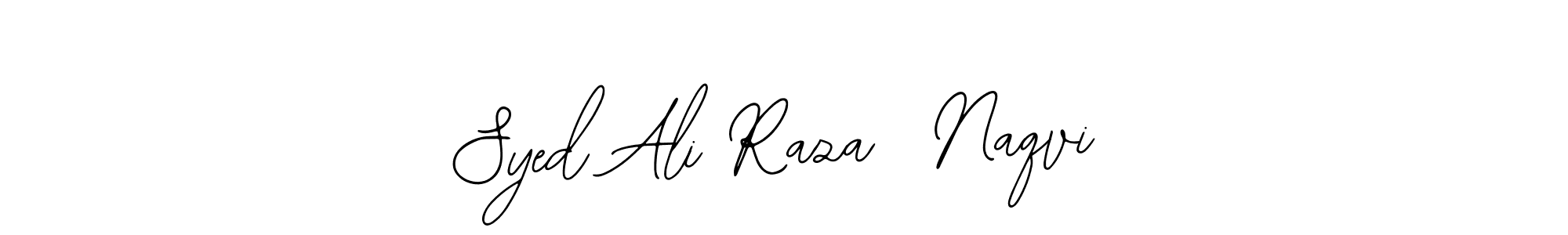 It looks lik you need a new signature style for name Syed Ali Raza  Naqvi. Design unique handwritten (Bearetta-2O07w) signature with our free signature maker in just a few clicks. Syed Ali Raza  Naqvi signature style 12 images and pictures png