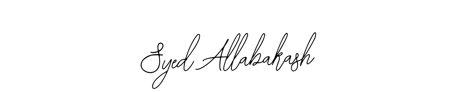 if you are searching for the best signature style for your name Syed Allabakash. so please give up your signature search. here we have designed multiple signature styles  using Bearetta-2O07w. Syed Allabakash signature style 12 images and pictures png