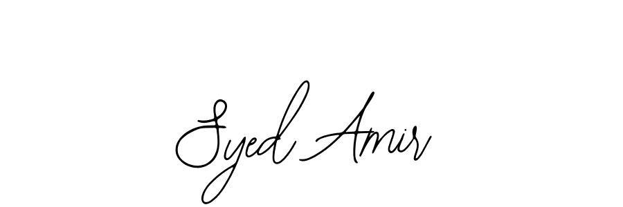if you are searching for the best signature style for your name Syed Amir. so please give up your signature search. here we have designed multiple signature styles  using Bearetta-2O07w. Syed Amir signature style 12 images and pictures png