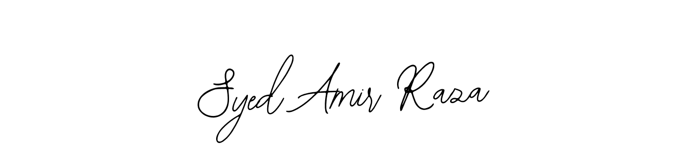 Make a beautiful signature design for name Syed Amir Raza. Use this online signature maker to create a handwritten signature for free. Syed Amir Raza signature style 12 images and pictures png