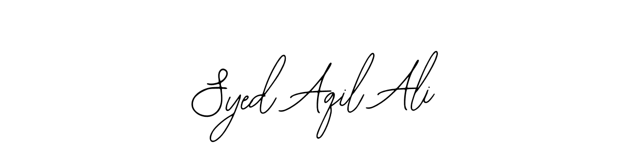 Make a beautiful signature design for name Syed Aqil Ali. Use this online signature maker to create a handwritten signature for free. Syed Aqil Ali signature style 12 images and pictures png