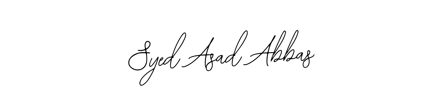 Also You can easily find your signature by using the search form. We will create Syed Asad Abbas name handwritten signature images for you free of cost using Bearetta-2O07w sign style. Syed Asad Abbas signature style 12 images and pictures png