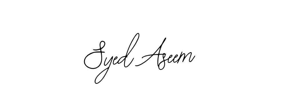 if you are searching for the best signature style for your name Syed Aseem. so please give up your signature search. here we have designed multiple signature styles  using Bearetta-2O07w. Syed Aseem signature style 12 images and pictures png