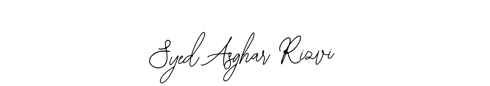 Also we have Syed Asghar Rizvi name is the best signature style. Create professional handwritten signature collection using Bearetta-2O07w autograph style. Syed Asghar Rizvi signature style 12 images and pictures png