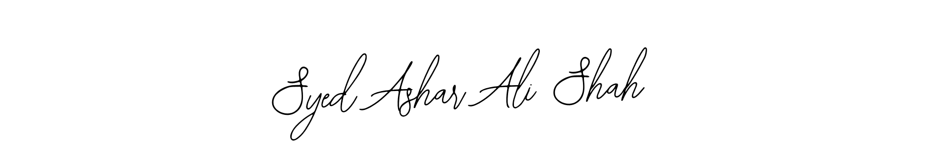 It looks lik you need a new signature style for name Syed Ashar Ali Shah. Design unique handwritten (Bearetta-2O07w) signature with our free signature maker in just a few clicks. Syed Ashar Ali Shah signature style 12 images and pictures png