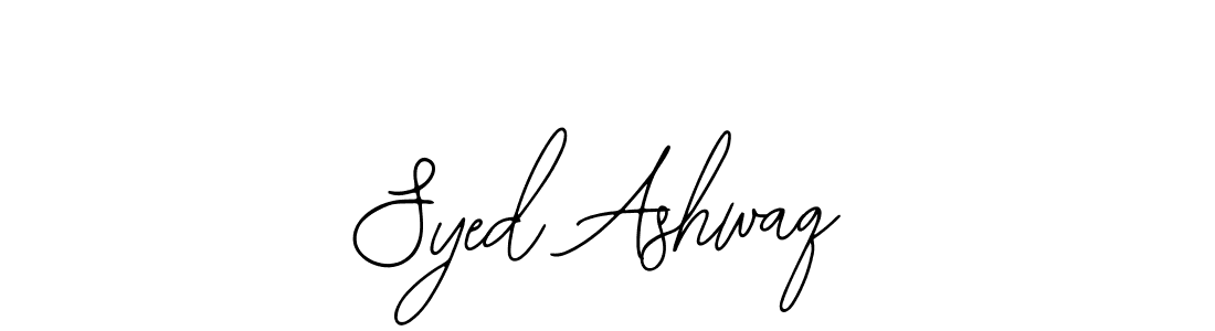 Also You can easily find your signature by using the search form. We will create Syed Ashwaq name handwritten signature images for you free of cost using Bearetta-2O07w sign style. Syed Ashwaq signature style 12 images and pictures png