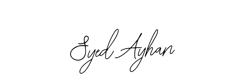 This is the best signature style for the Syed Ayhan name. Also you like these signature font (Bearetta-2O07w). Mix name signature. Syed Ayhan signature style 12 images and pictures png